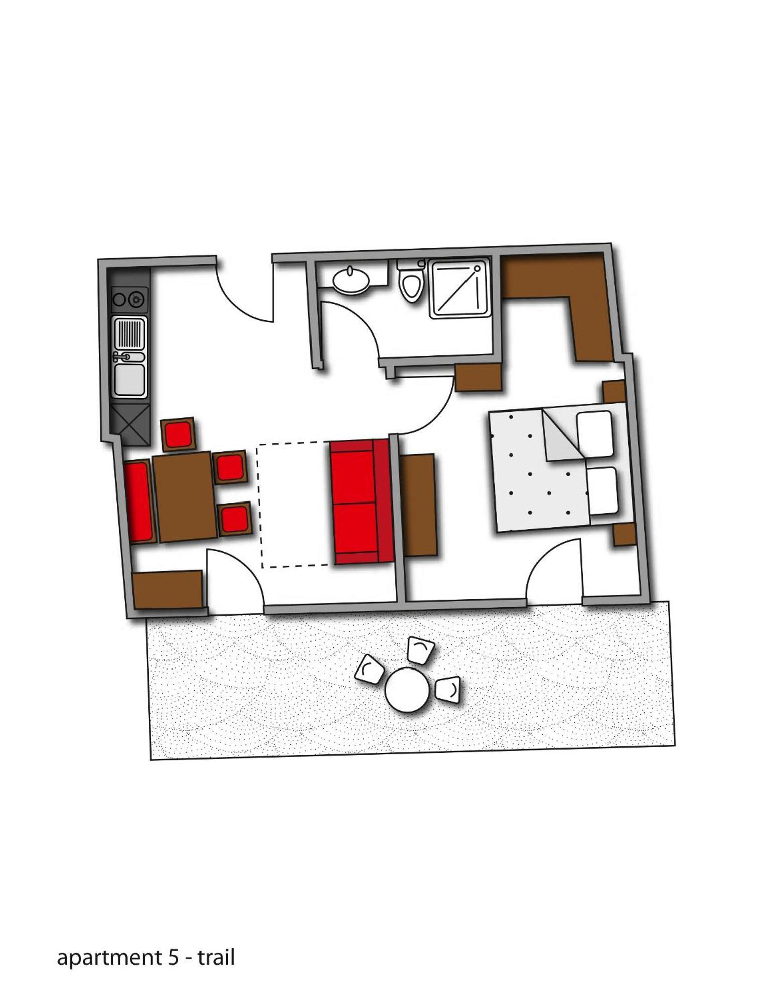 Paloria Apartments & Sport Lagundo Bilik gambar